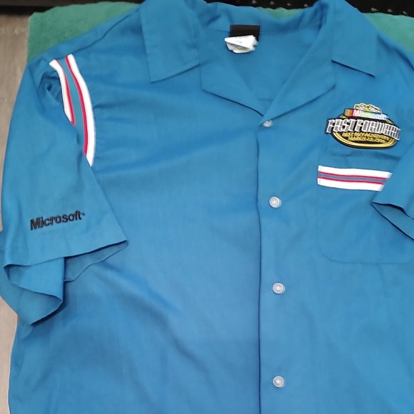 Microsoft Fast Foward Best Buy 2006 Bowling Shirt Jersey NEW w/o Tags RARE HTF - Picture 2 of 6